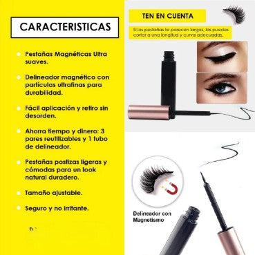 Pestañas Magnéticas con ENVÍO GRATIS⭐️ ⭐️ ⭐️ ⭐️ ⭐️