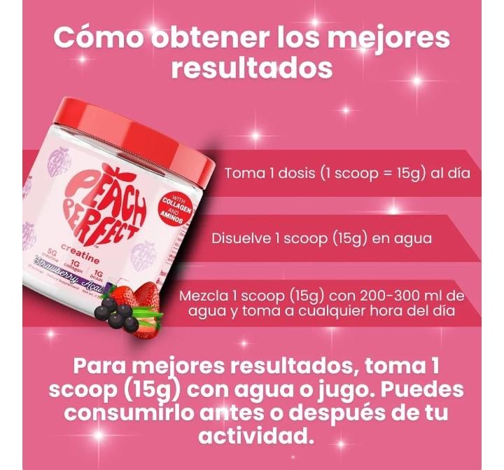 Creatine perfecta de Melocotón con ENVÍO GRATIS⭐️⭐️⭐️⭐️⭐️