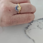 Duo sol y Luna anillos ajustables con ENVÍO GRATIS ⭐️⭐️⭐️⭐️⭐️