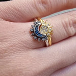 Duo sol y Luna anillos ajustables con ENVÍO GRATIS ⭐️⭐️⭐️⭐️⭐️