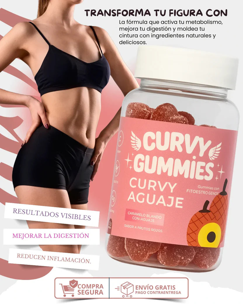 CURVY GUMMIES ORIGINAL  en gomitas con ENVÍO GRATIS⭐️ ⭐️ ⭐️ ⭐️ ⭐️
