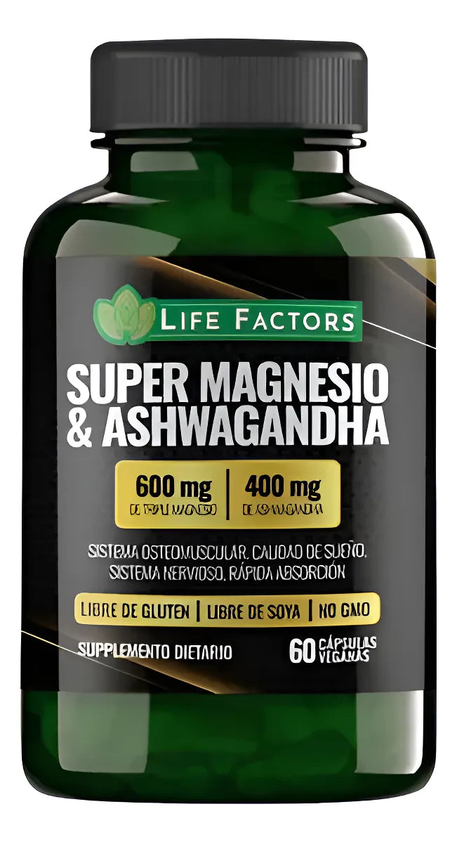 MAGNESIO & ASHWAGANDHA con ENVÍO GRATIS ⭐️⭐️⭐️⭐️⭐️