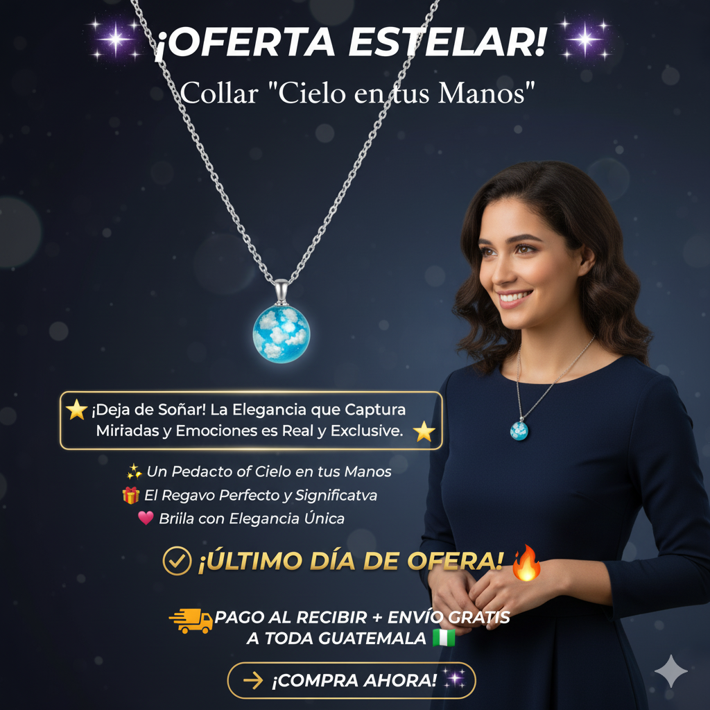Collar cielo con ENVÍO GRATIS ⭐️⭐️⭐️⭐️⭐️
