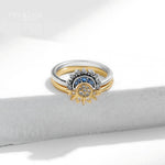 Duo sol y Luna anillos ajustables con ENVÍO GRATIS ⭐️⭐️⭐️⭐️⭐️