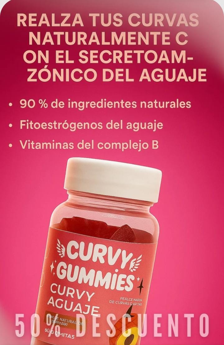 CURVY GUMMIES ORIGINAL  en gomitas con ENVÍO GRATIS⭐️ ⭐️ ⭐️ ⭐️ ⭐️