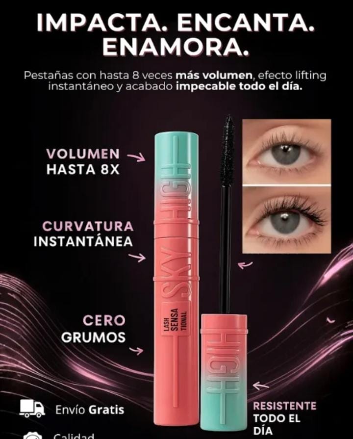 Rimel _SKY HIGH DA BOLUMEN con ENVÍO GRATIS⭐️ ⭐️ ⭐️ ⭐️ ⭐️