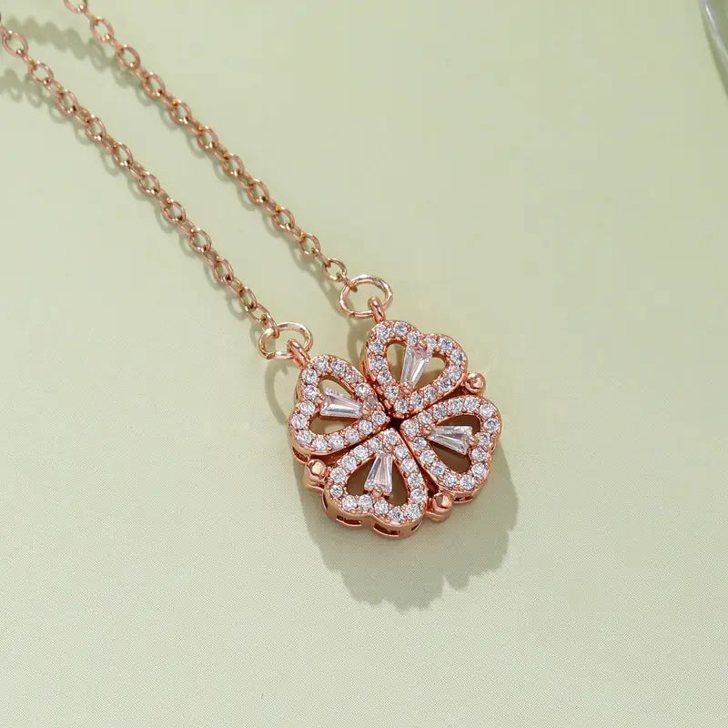 Collar Amor y Fortuna 4 hojas con  ENVÍO GRATIS⭐️⭐️⭐️⭐️⭐️